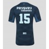 Feyenoord Jordan Bos #15 Borta Kläder 2025-26 Kortärmad